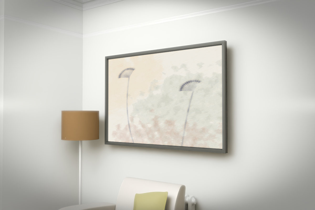 Botanical Umbel Constellation · white right context room view