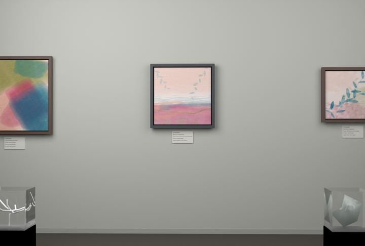 Shallow Tidal Planes · Veiled Canopy Bend — Botanical composition, palette 299
