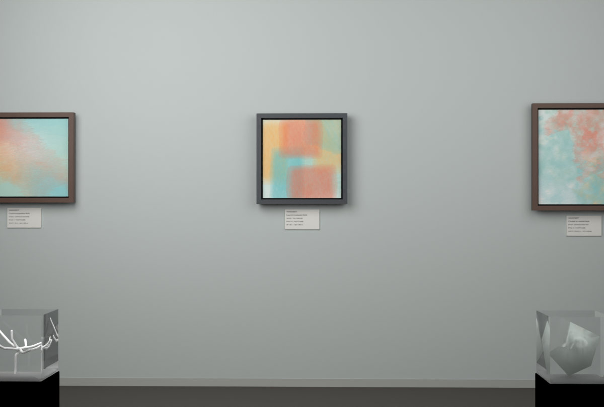 Tall Passages · gallery context room view