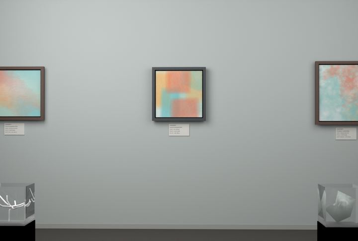 Tall Passages — Layered translucent fields, palette 300