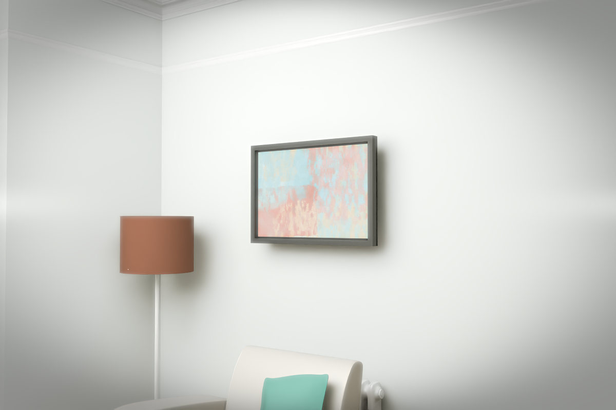 Vertical Scrapes · white right context room view