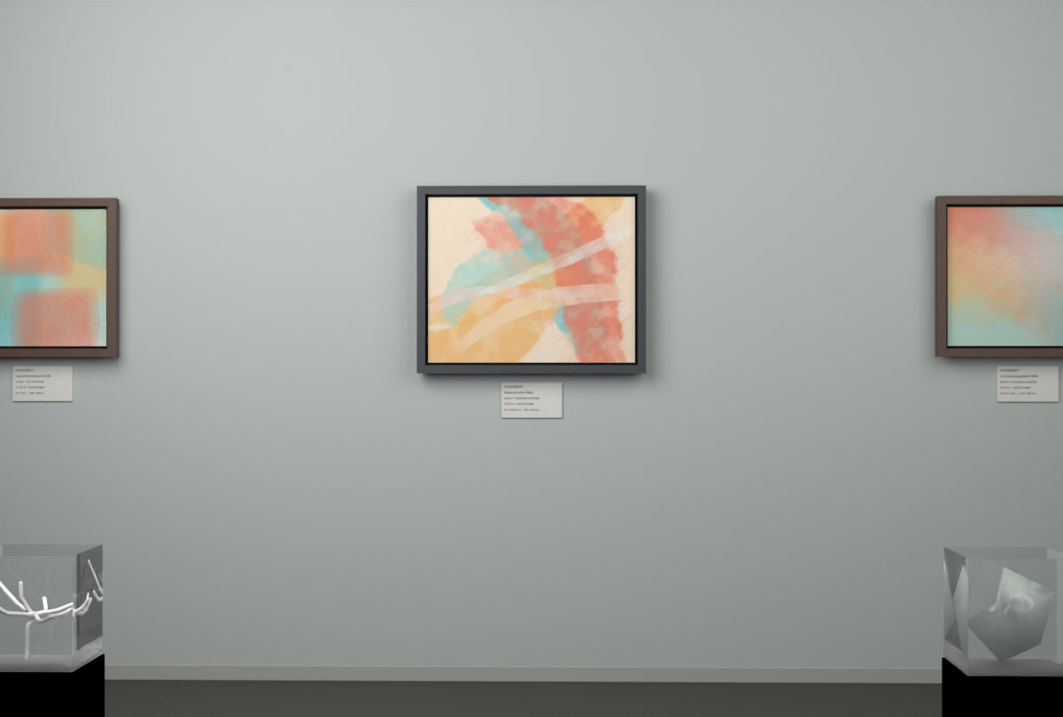 Crossing Gestures · gallery context room view