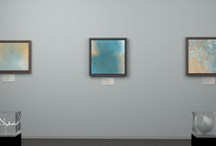 Interlocking Veils — Layered translucent fields, palette 302