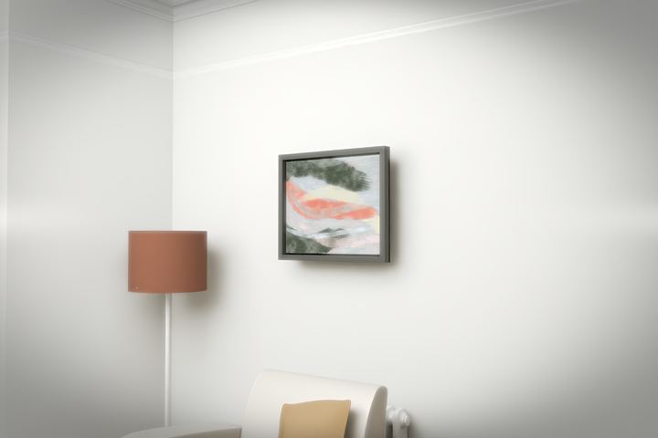 Lateral Release — Gestural color fields, palette 303