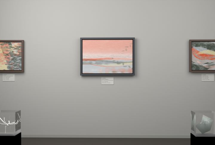Shallow Tidal Planes · Olive Over Water — Botanical composition, palette 303