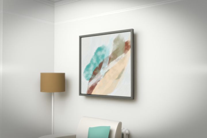 Rising Arc — Gestural color fields, palette 304