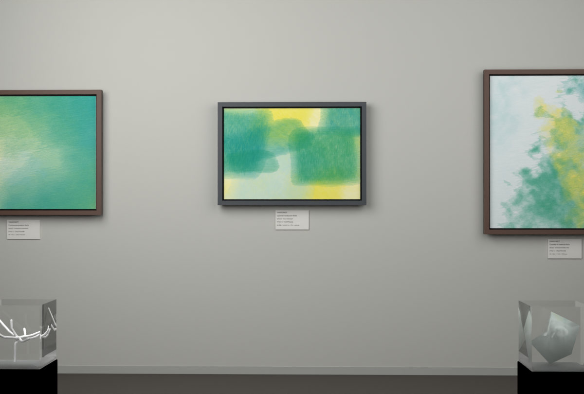 Tall Passages · gallery context room view
