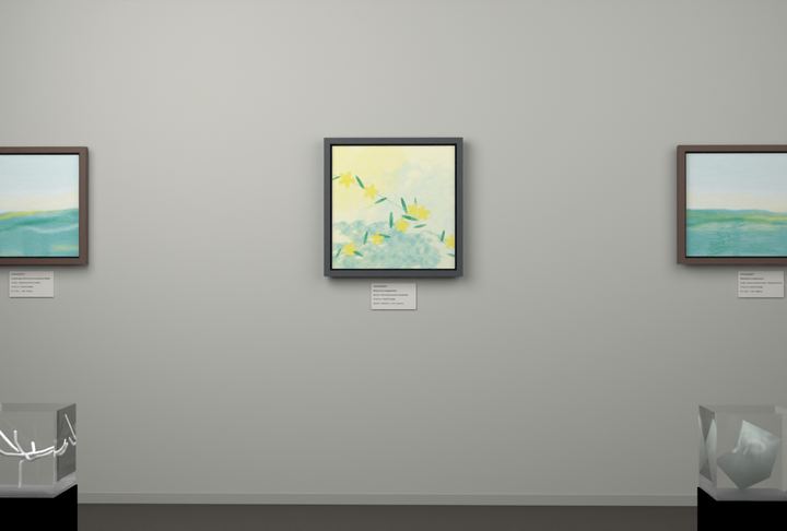 Botanical Night Blossoms — Botanical composition, palette 306