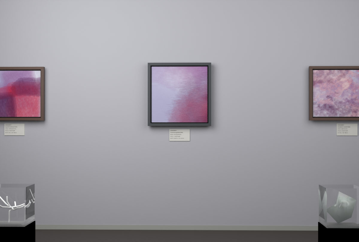 Off-Centre Pool · gallery context room view