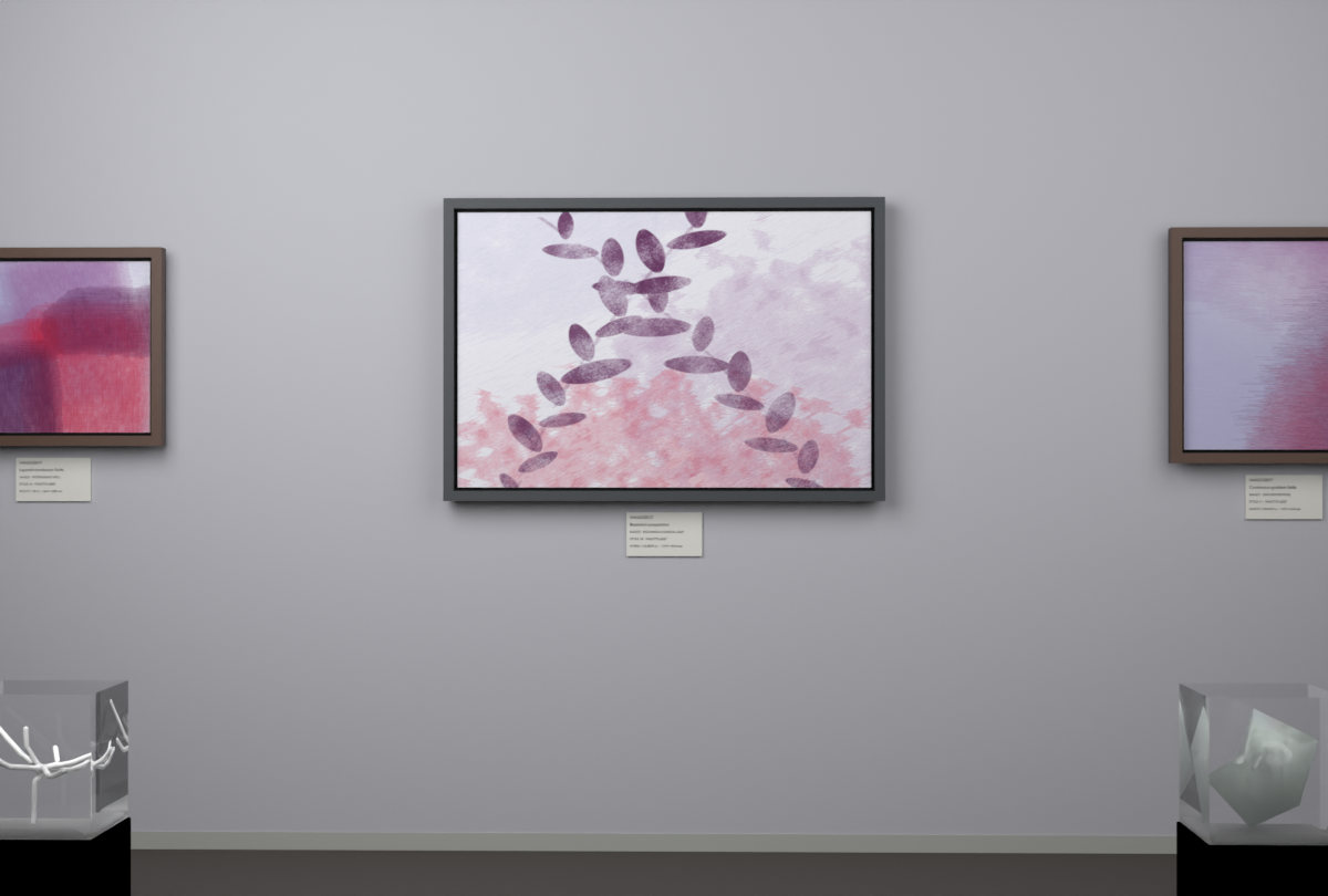 Botanical Coastal Kelp · gallery context room view