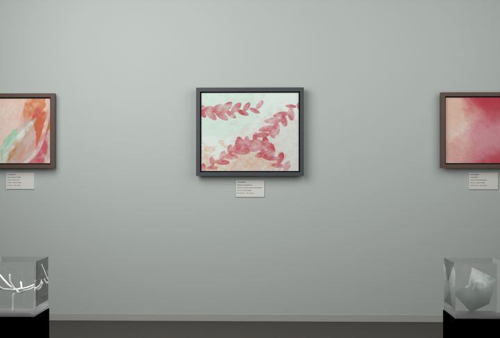 Botanical Canopy From Below — Botanical composition, palette 308