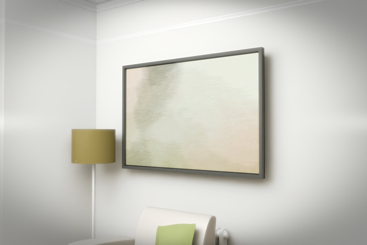 Enveloping Haze · white right context room view