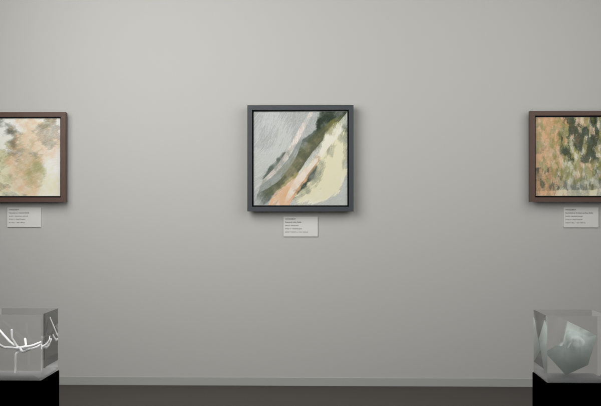 Rising Arc · gallery context room view