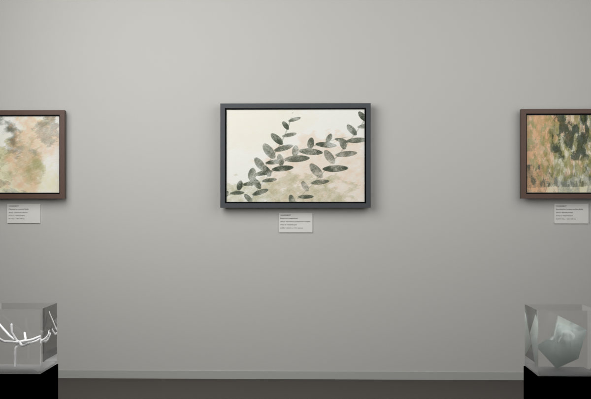 Botanical Underwater Garden · gallery context room view