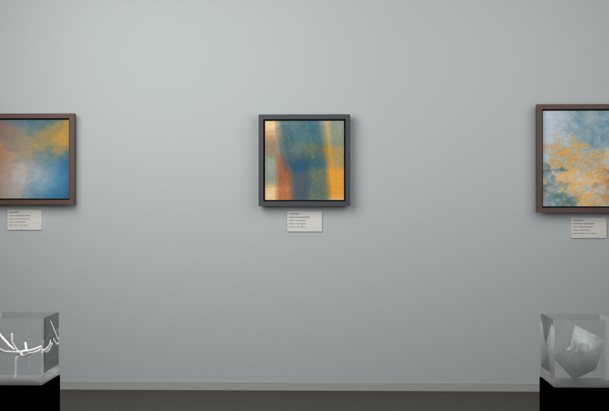 Tall Passages · gallery context room view