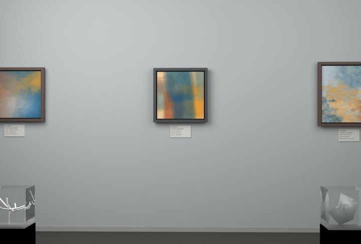 Tall Passages — Layered translucent fields, palette 312