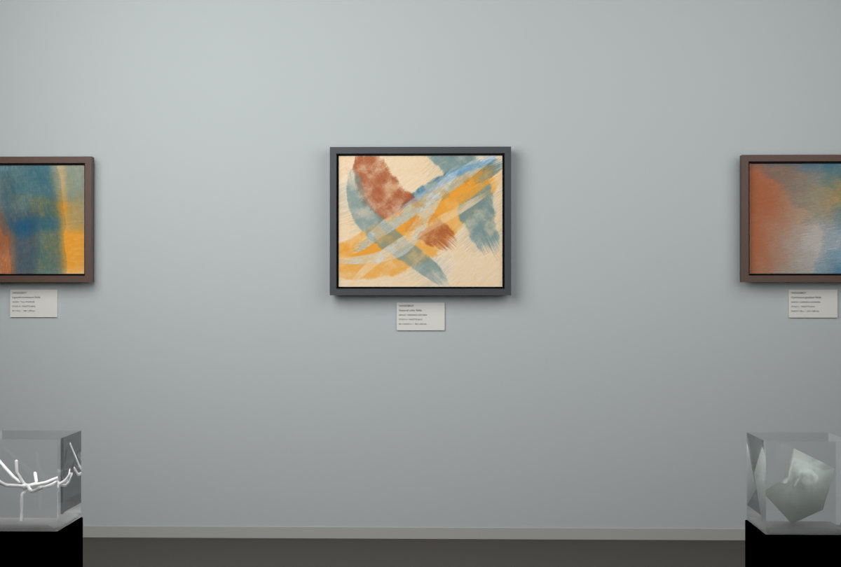 Crossing Gestures · gallery context room view
