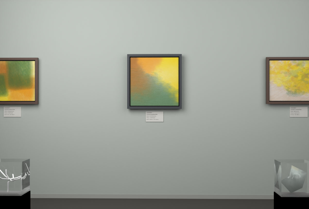 Off-Centre Pool · gallery context room view