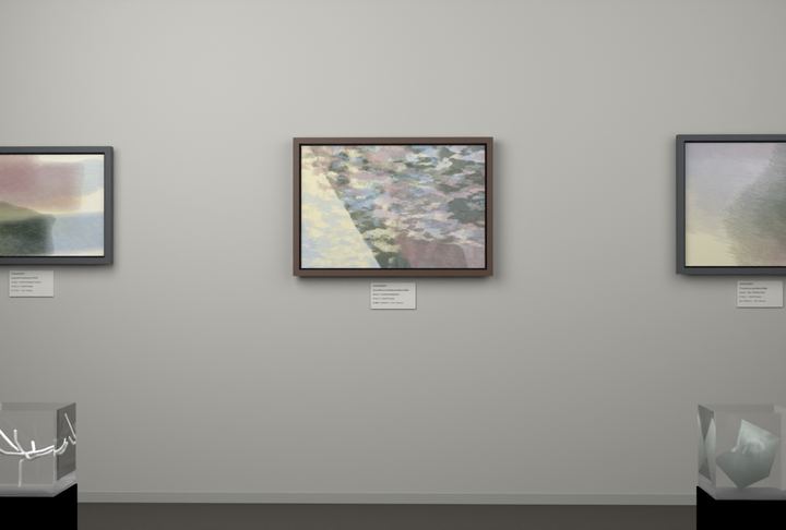 Layered Abrasions — Scumbled or broken-surface fields, palette 321
