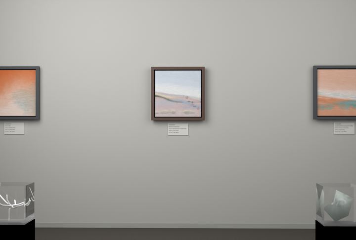 Receding Shore · Blossom Drift — Botanical composition, palette 321