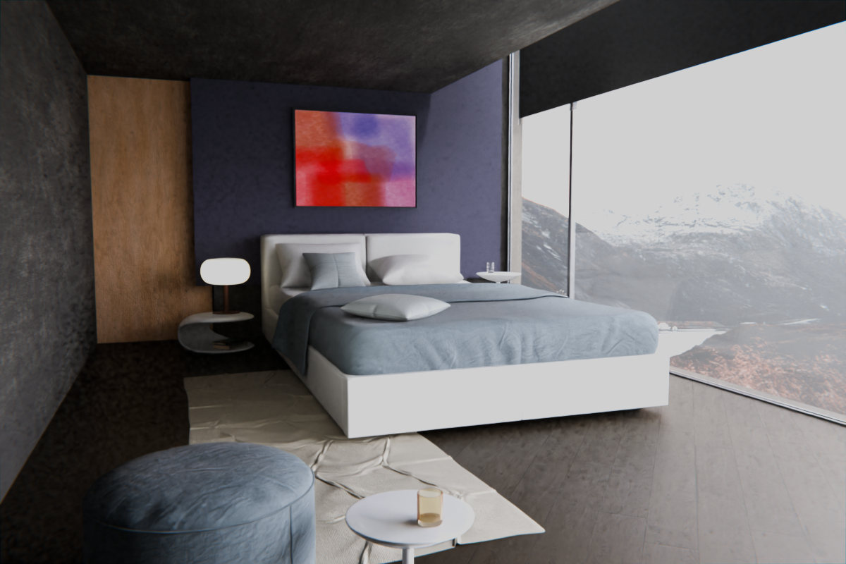 Open Centre · over bed room view