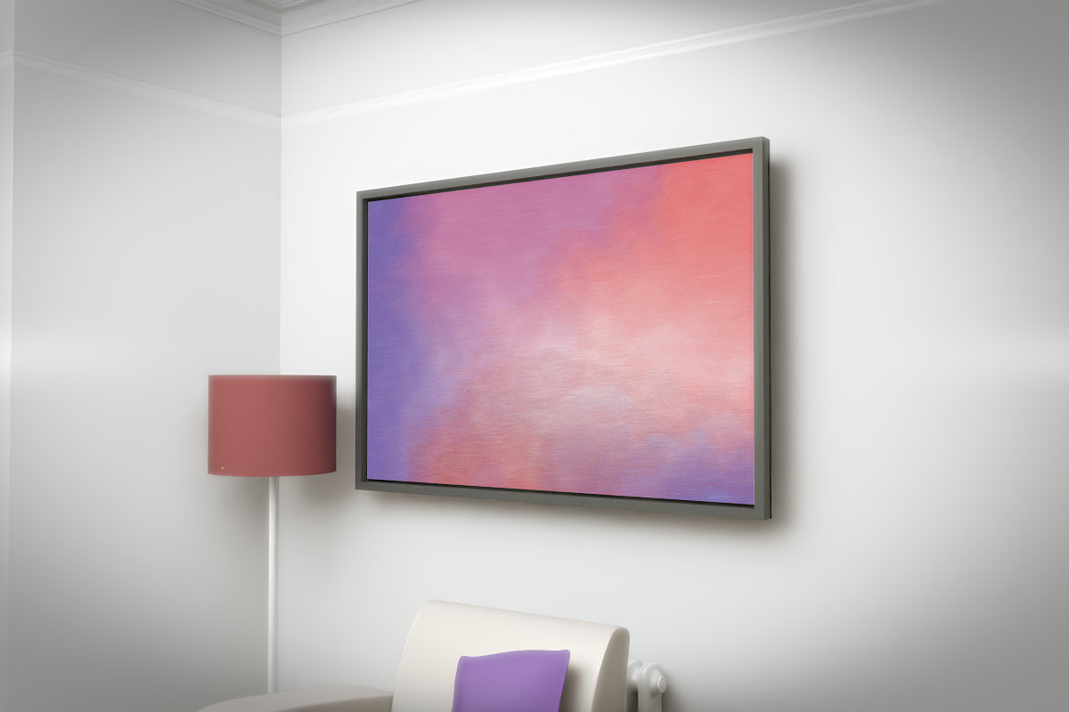 Enveloping Haze · white right context room view