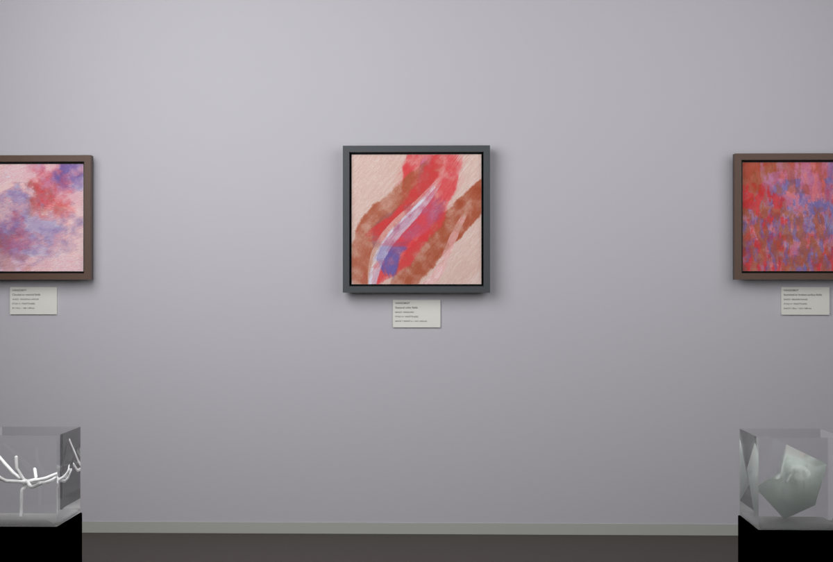 Rising Arc · gallery context room view
