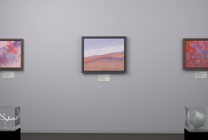 Receding Shore — Landscape-derived atmospheric fields, palette 322