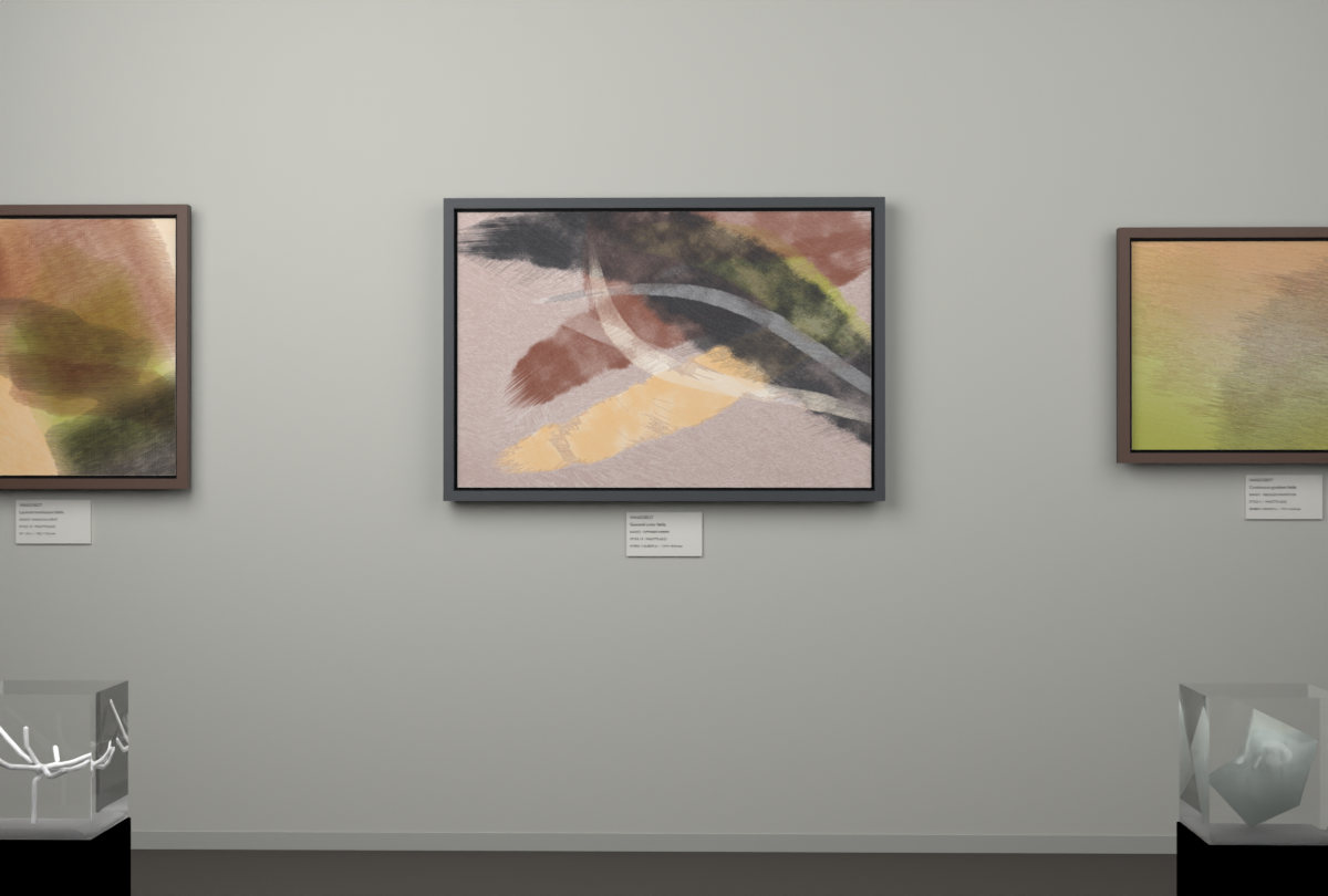 Opposed Sweeps · gallery context room view