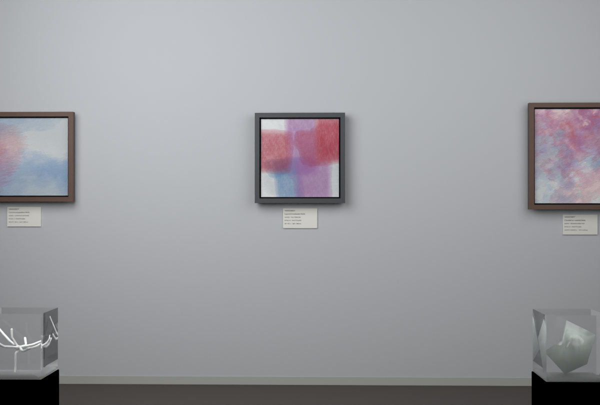 Tall Passages · gallery context room view