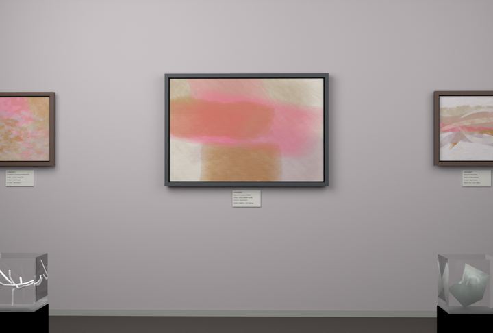 Cross-Current Planes — Layered translucent fields, palette 327