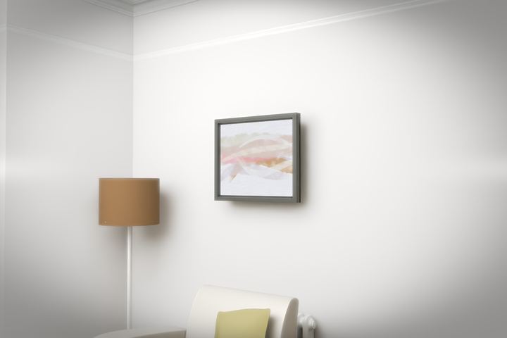 Lateral Release — Gestural color fields, palette 327