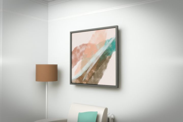 Rising Arc — Gestural color fields, palette 328