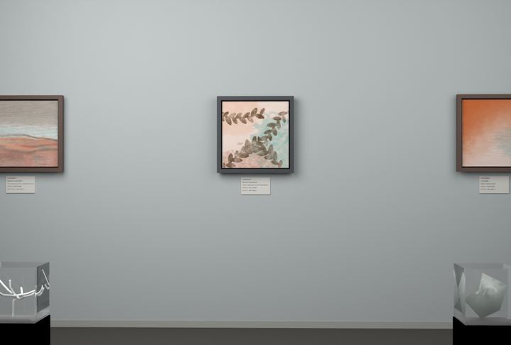 Botanical Canopy From Below — Botanical composition, palette 328