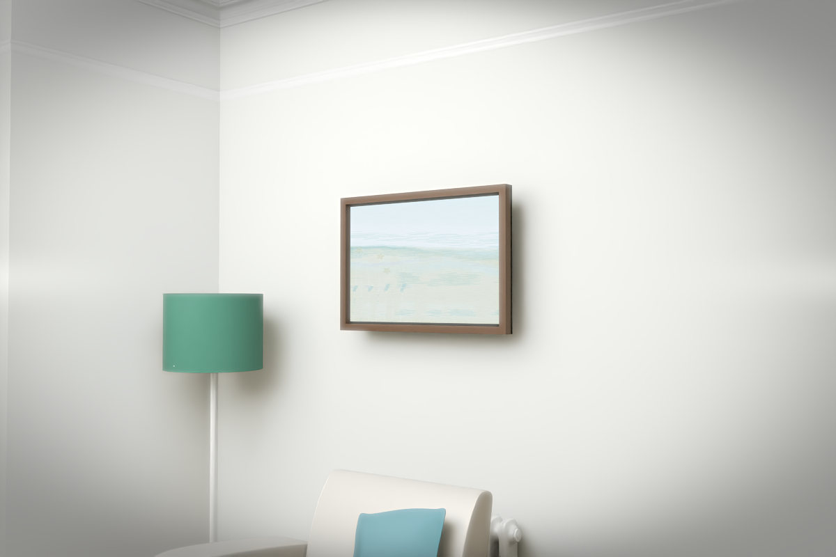Low Estuary · Meadow At Sunrise · white right context room view