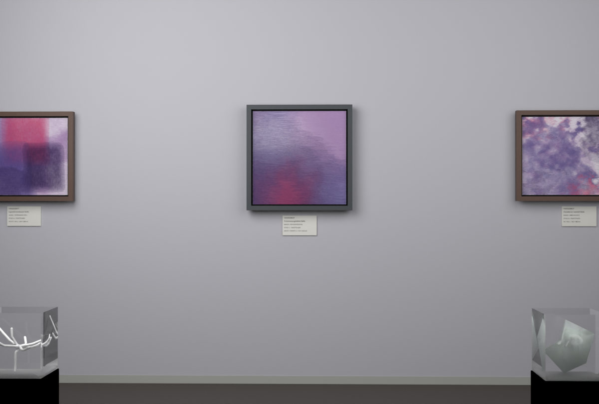 Off-Centre Pool · gallery context room view