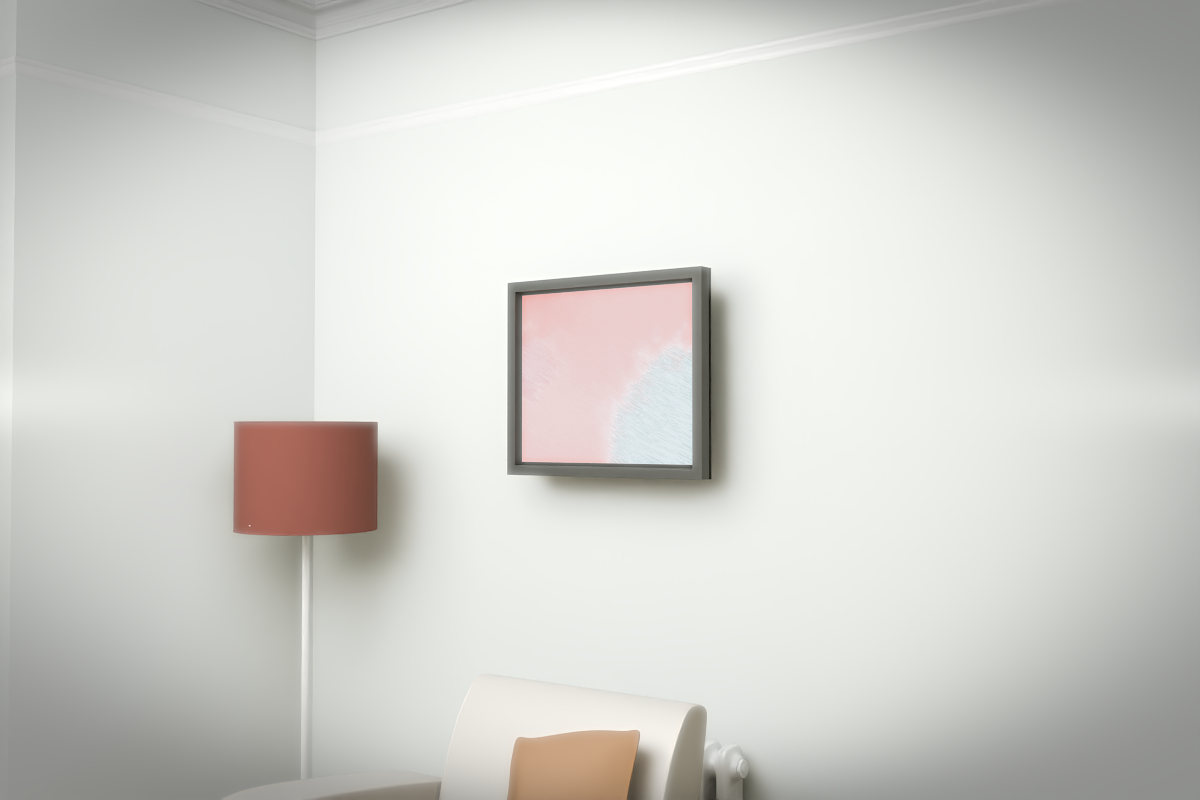 Diagonal Breath · white right context room view