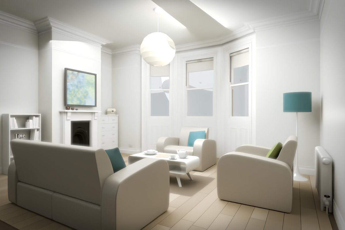 Broken Archipelago · white original room view