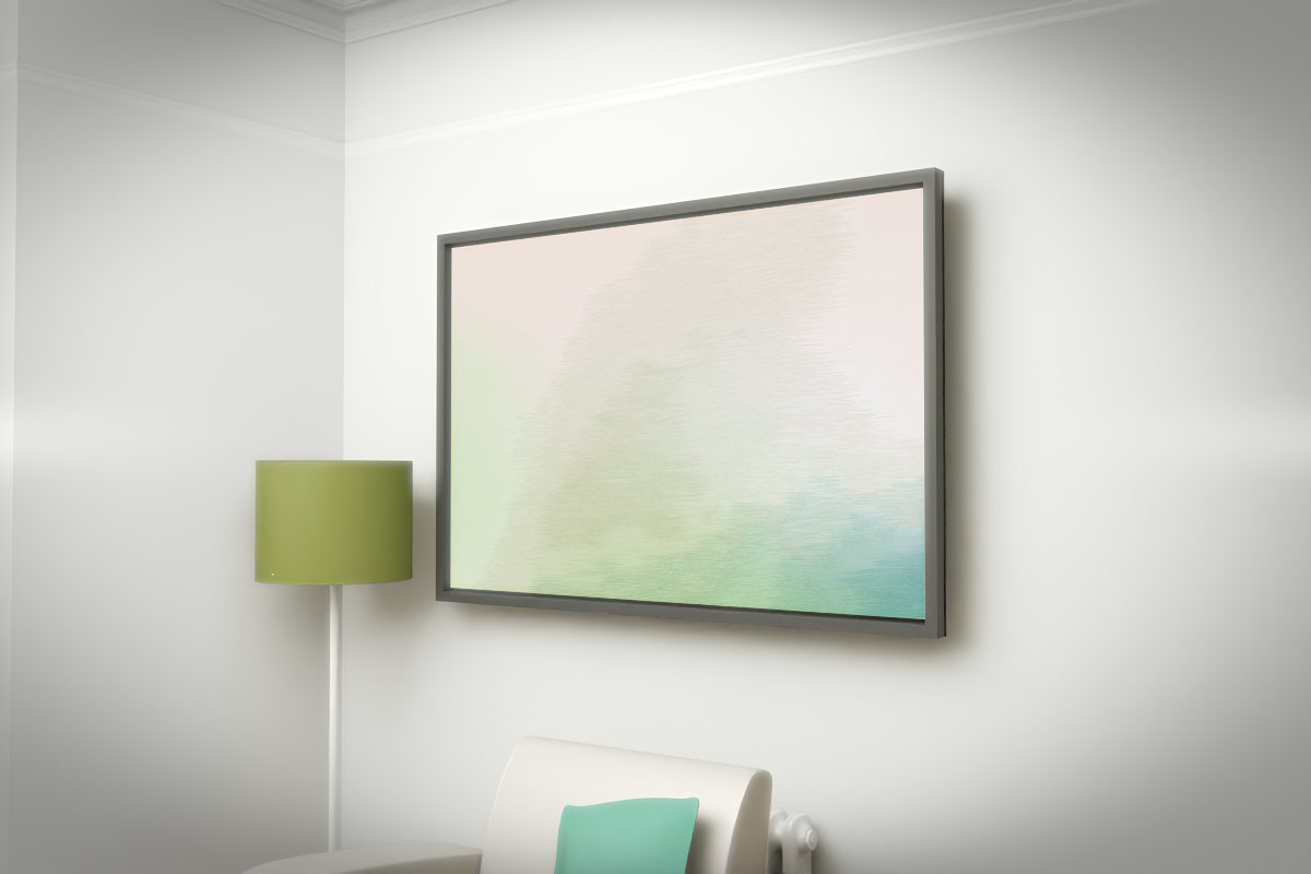 Enveloping Haze · white right context room view