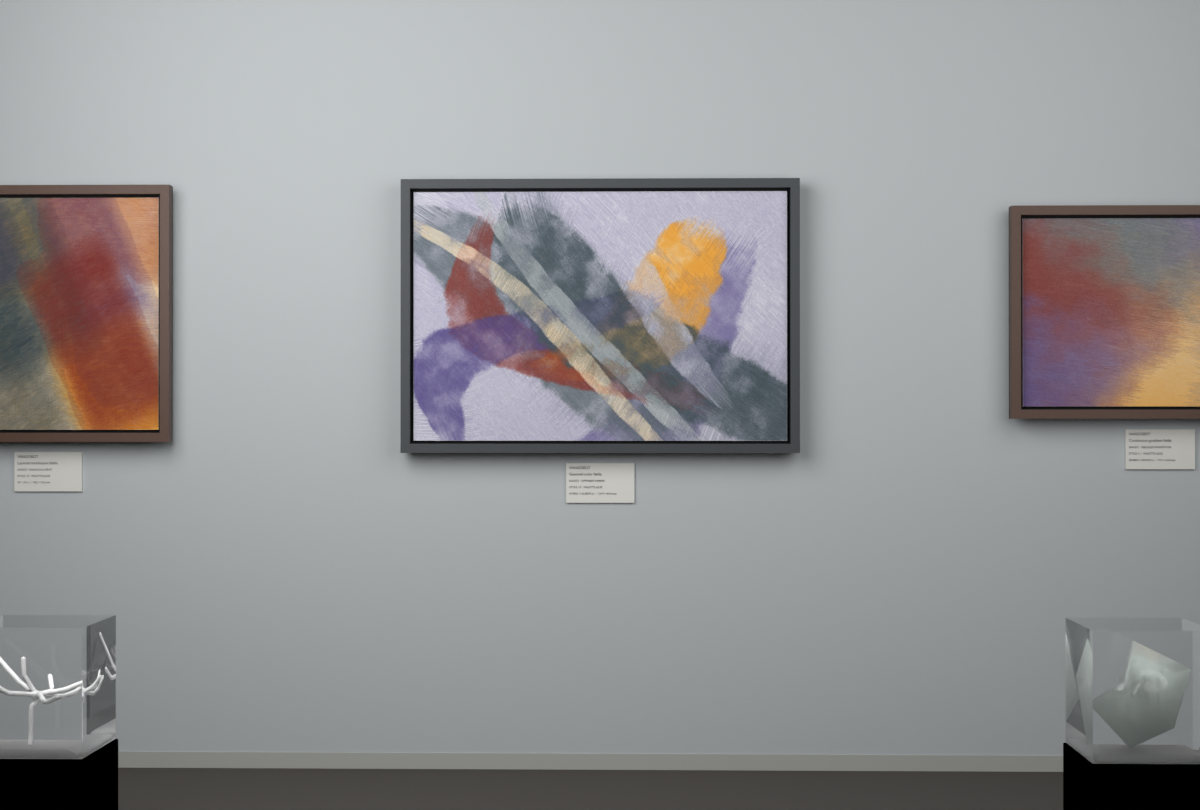 Opposed Sweeps · gallery context room view