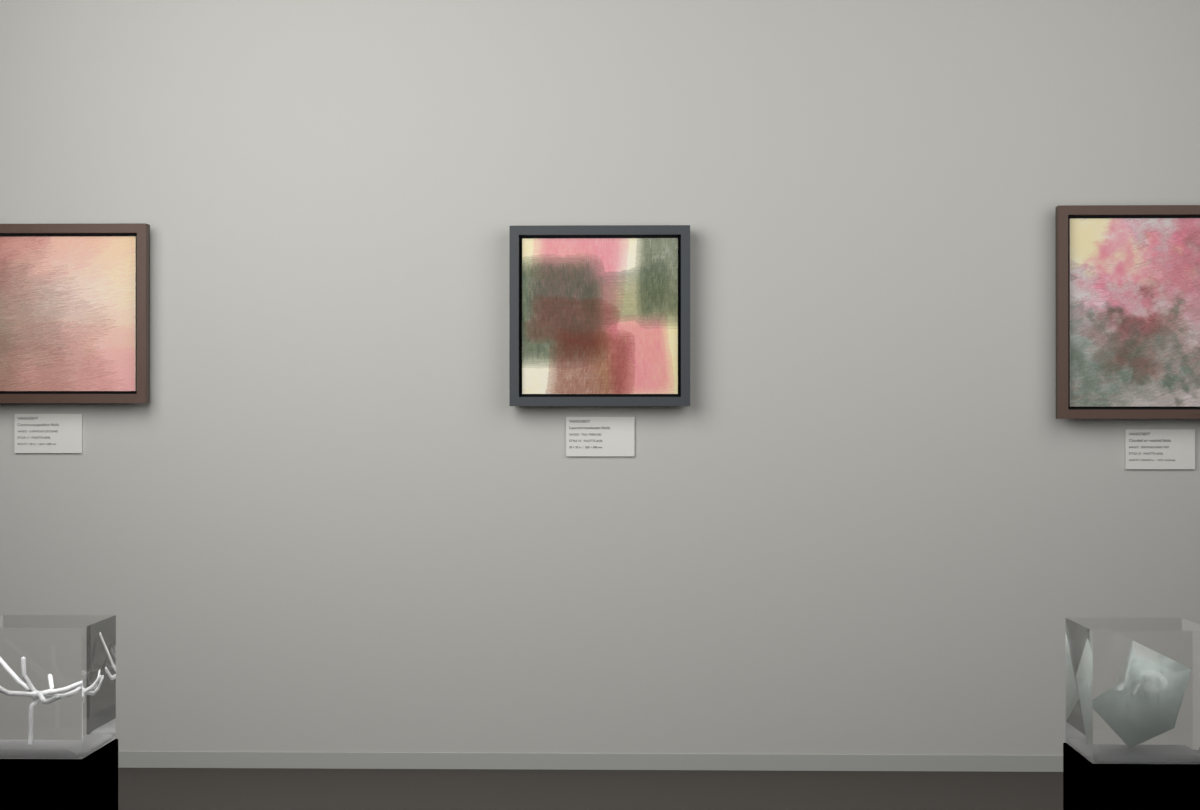 Tall Passages · gallery context room view