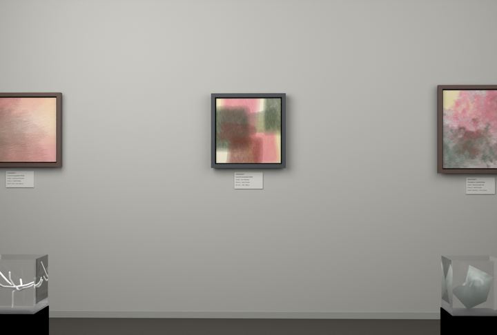 Tall Passages — Layered translucent fields, palette 336