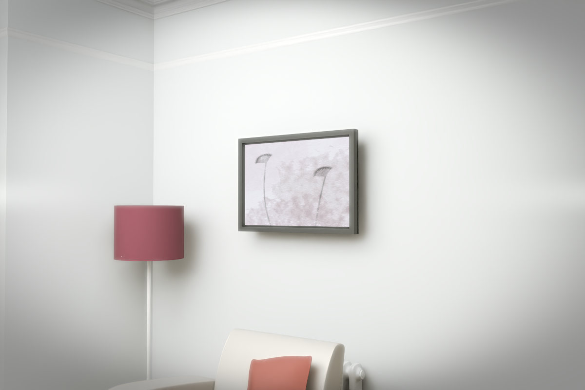 Botanical Umbel Constellation · white right context room view