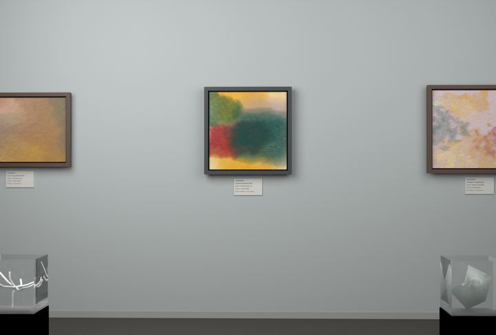 Interlocking Veils — Layered translucent fields, palette 338