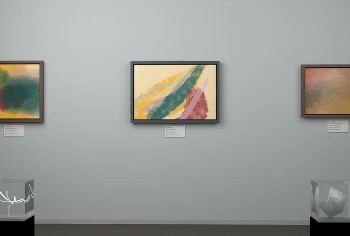Broad Turn — Gestural color fields, palette 338