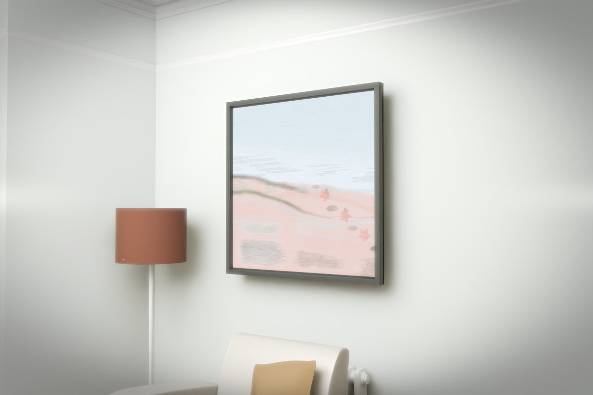 Receding Shore · Blossom Drift · white right context room view