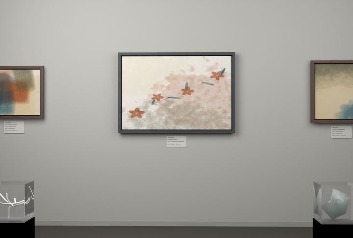 Botanical Flowering Branch — Botanical composition, palette 343