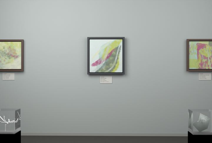 Rising Arc — Gestural color fields, palette 346