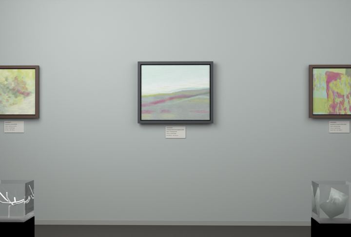 Receding Shore — Landscape-derived atmospheric fields, palette 346
