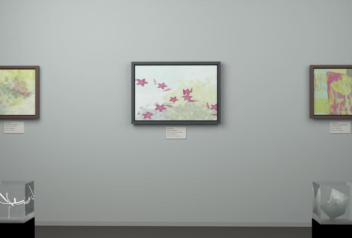 Botanical Night Blossoms — Botanical composition, palette 346